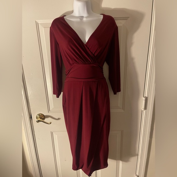 Rachel Roy Womens Sparkle Bodycon Dress, Red, Size M - Picture 5 of 8